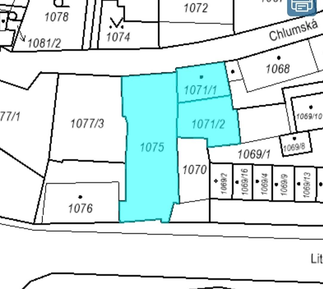 Prodej pozemek pro bydlení - Bílina, 418 01, 349 m²