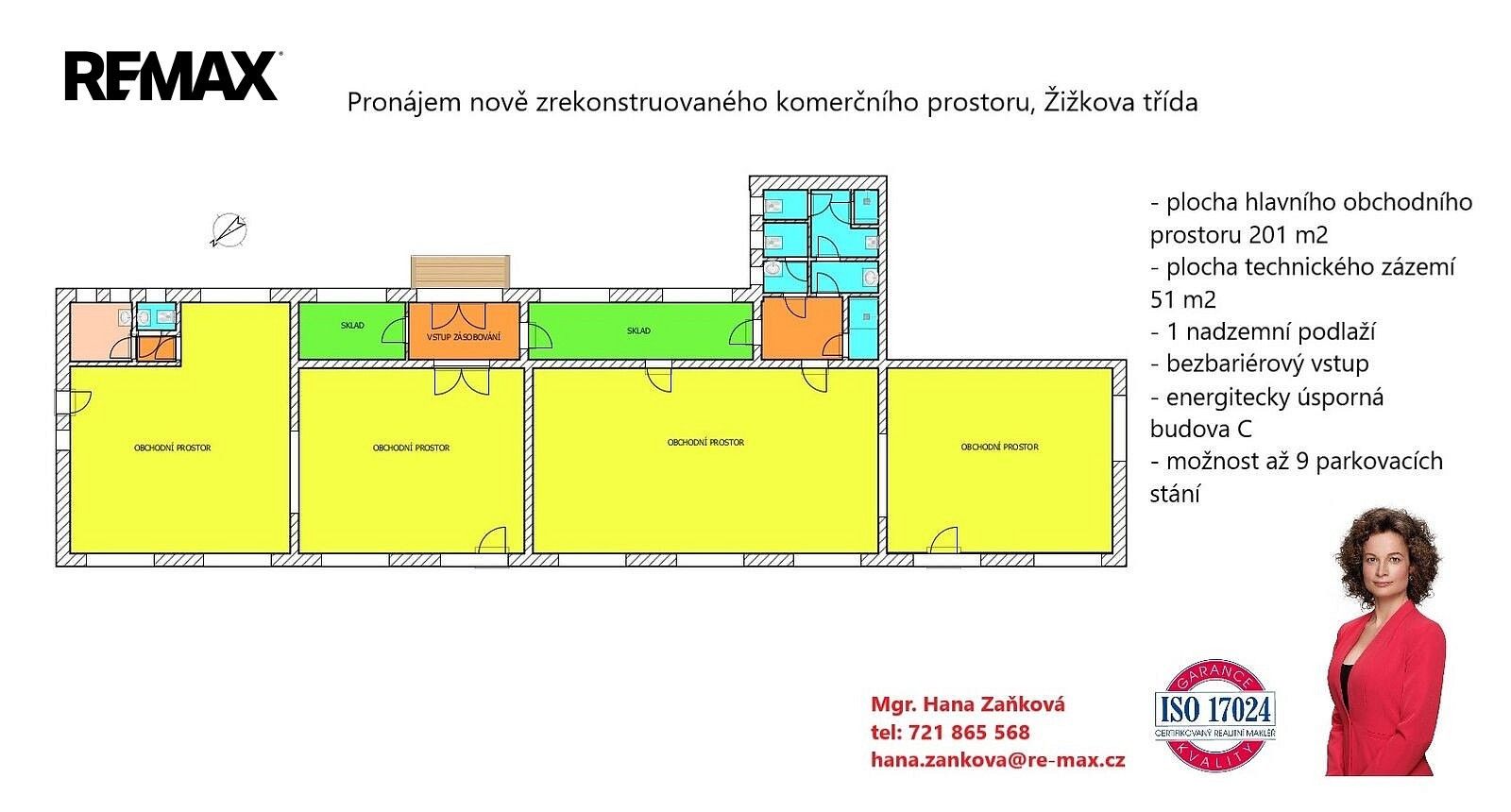 Obchodní prostory, České Budějovice - České Budějovice 6, Jihočeský kraj, 252 m² - 2