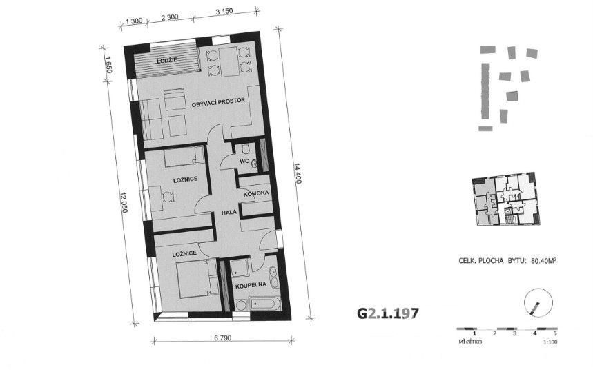 3+kk, Stromovka 3967, Havlíčkův Brod, 80 m² - 2