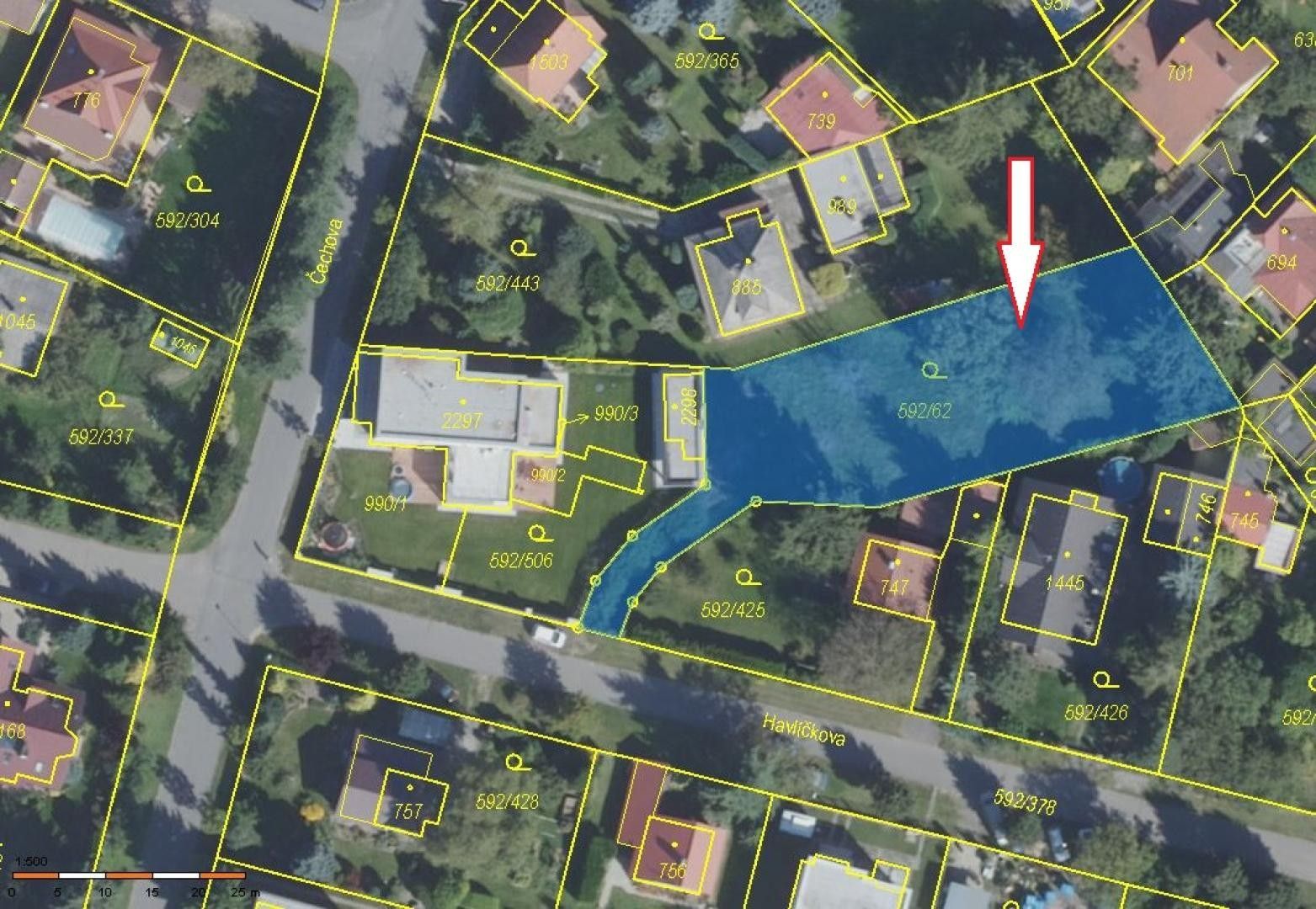 Pozemky pro bydlení, Havlíčkova, Šestajovice