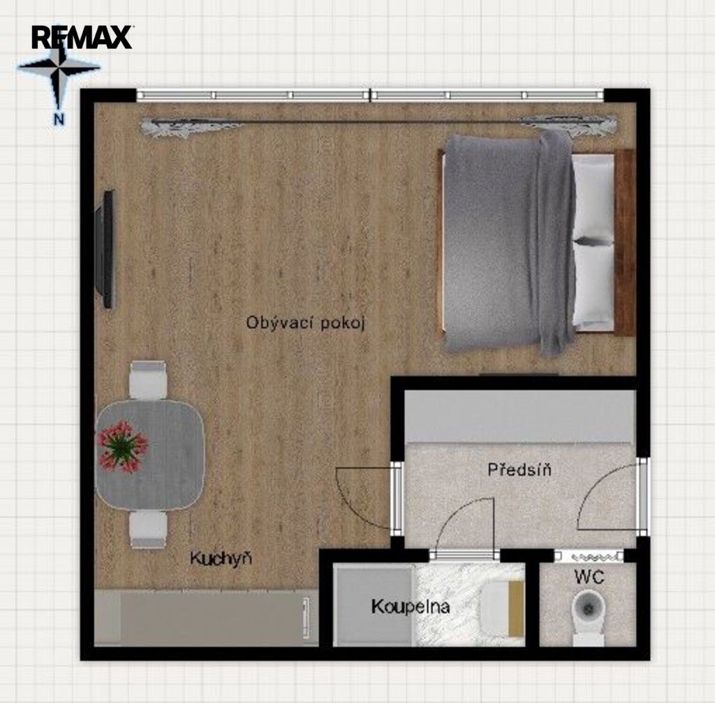 Byt 1+kk · 33 m² · Tádžická 1424, Praha Vršovice - 3