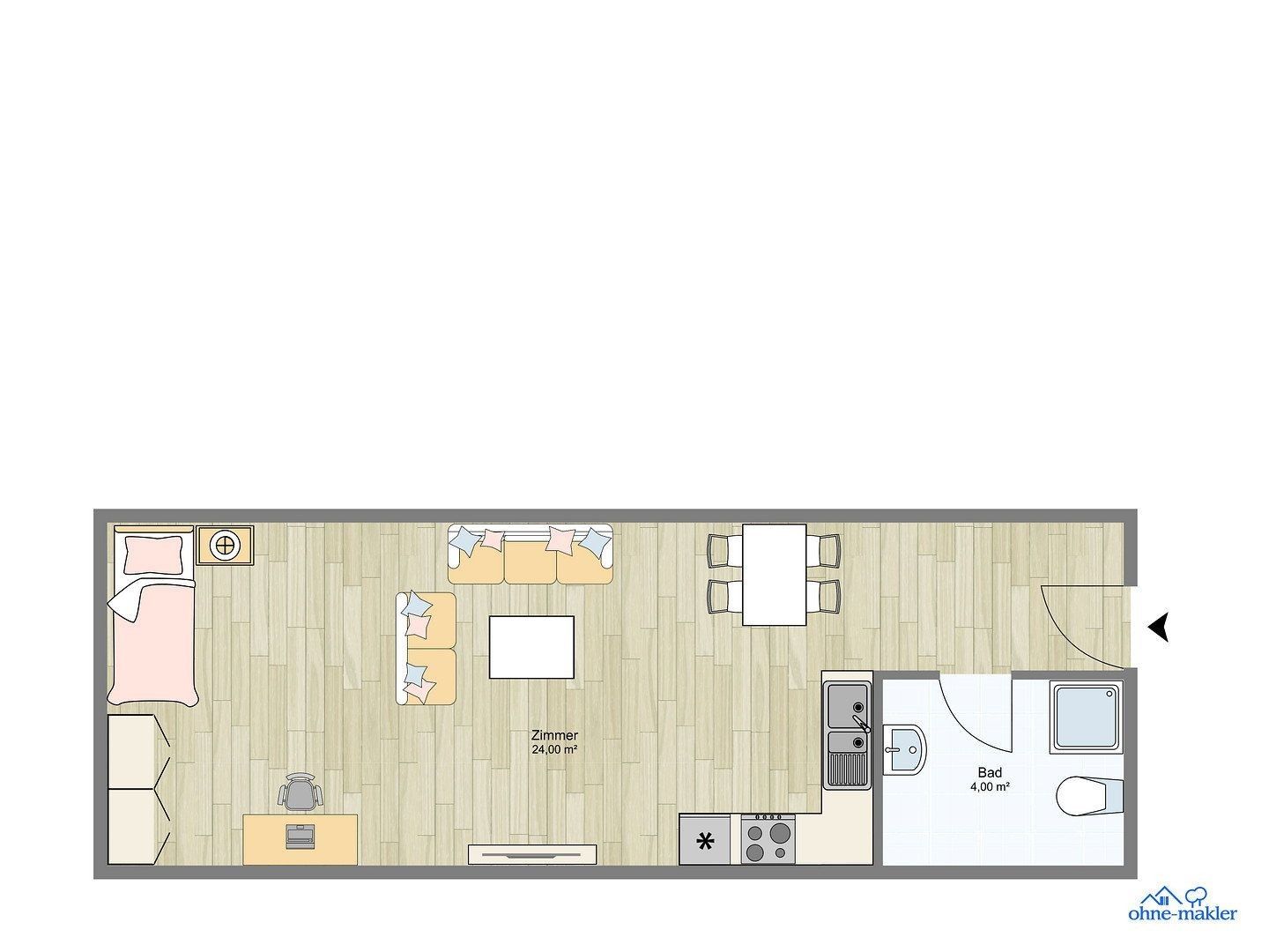 Byt 3+1 · 80 m² · , Braniborsko - 4