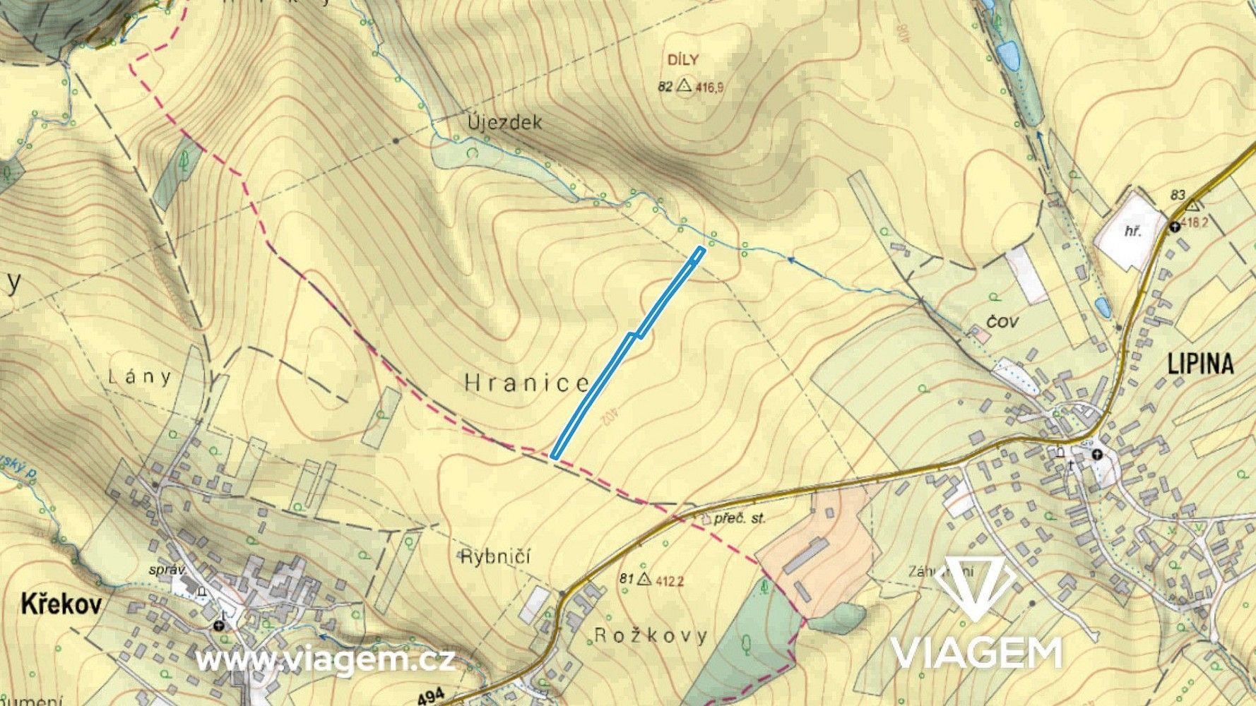 Zemědělský pozemek · Valašské Klobouky, okres Zlín, Zlínský kraj - 3