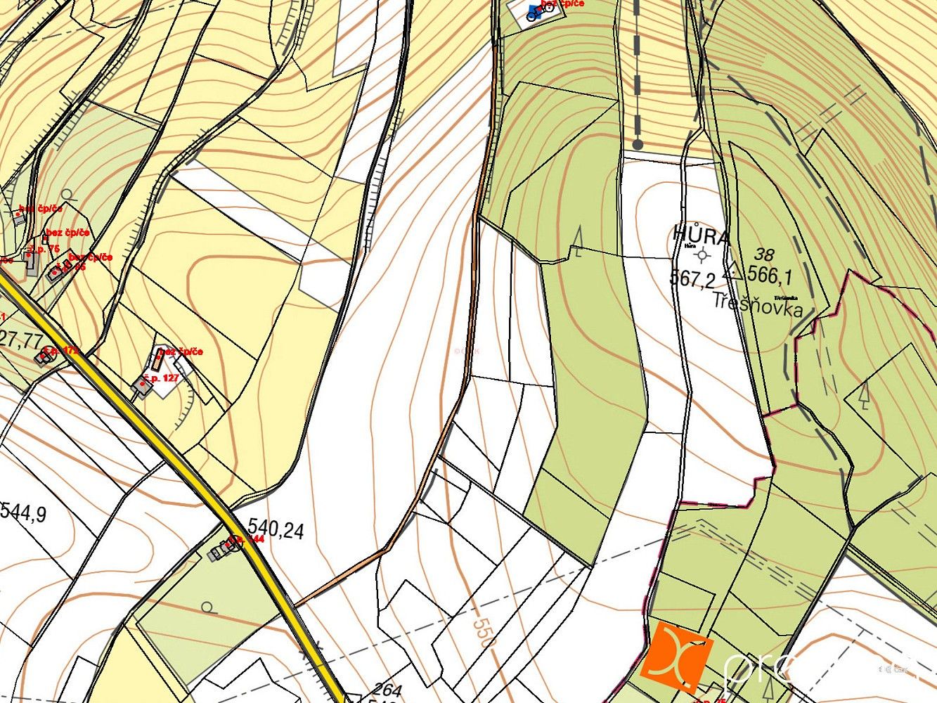 Pozemek · Martinice v Krkonoších, okres Semily, Liberecký kraj - 3