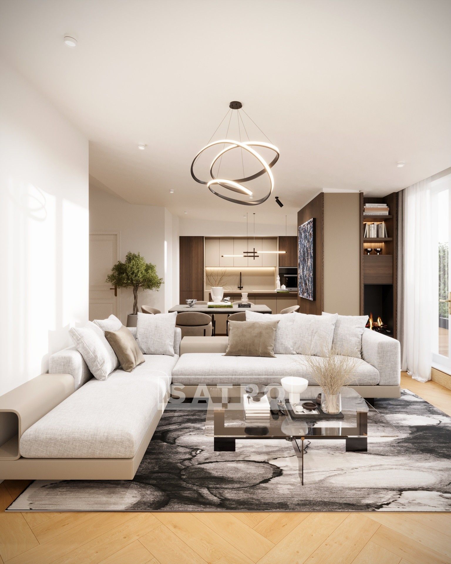 4+kk, Polská, Praha, 146 m²