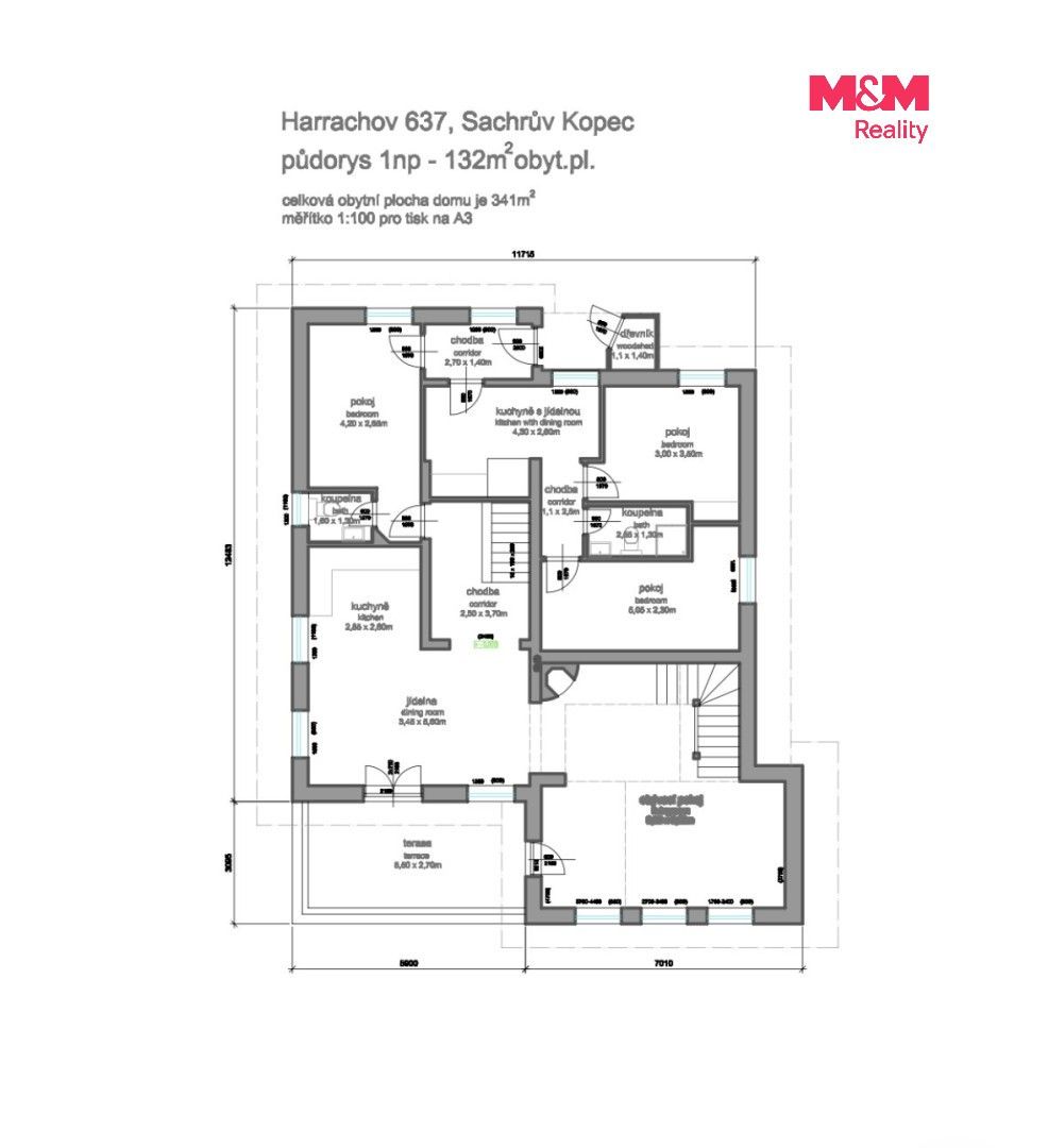 Ubytovací zařízení · 341 m² · Harrachov - 3