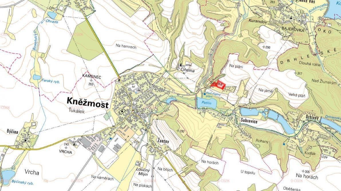 Prodej zemědělský pozemek - Suhrovice, Kněžmost