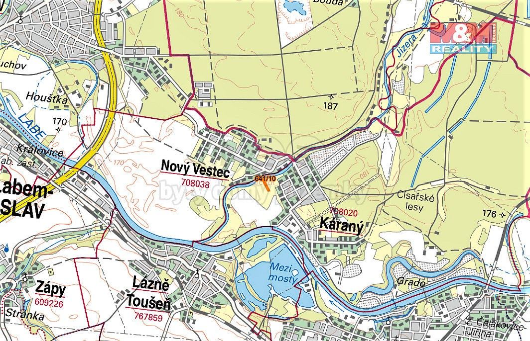 Prodej louka - Káraný, okres Praha-východ, Středočeský kraj - 5
