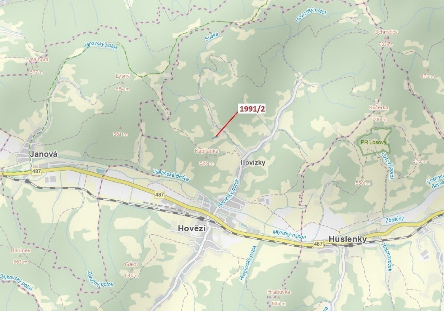 Lesy, Hovězí, okres Vsetín, Zlínský kraj