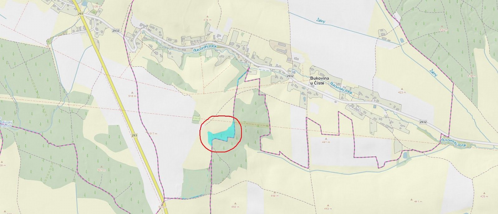 Prodej les - Bukovina u Čisté - Dražeň, okres Semily, Liberecký kraj - 2