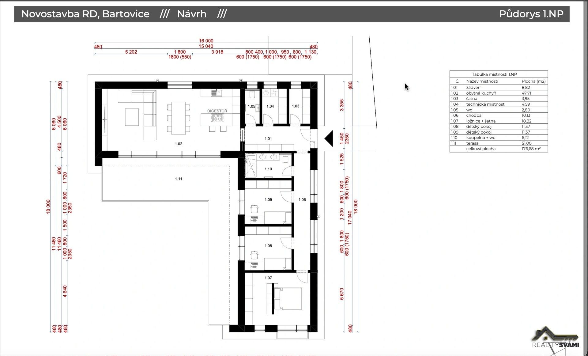 Prodej rodinný dům - Bartovice, Ostrava, 177 m²