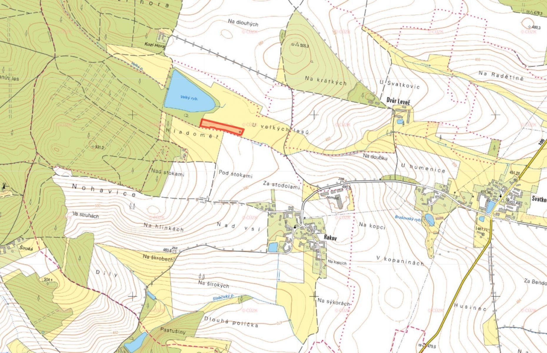 Prodej louka - Bernartice Svatkovice - 2