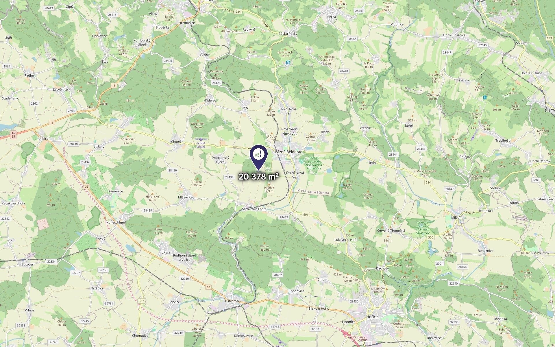 Zemědělský pozemek · 20 378 m² · Svatojanský Újezd - 3