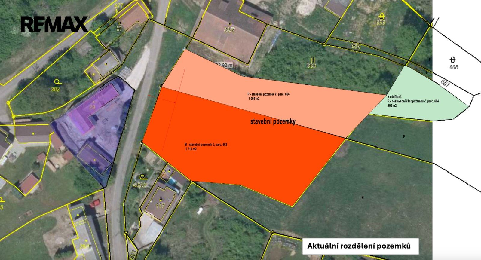 Pozemky pro bydlení, Podhradí, 1 400 m² - 2