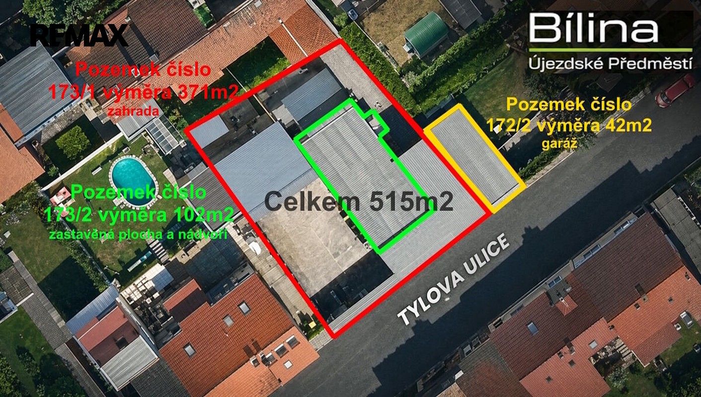 Pozemky pro bydlení, Bílina - Újezdské Předměstí, okres Teplice, Ústecký kraj - 1