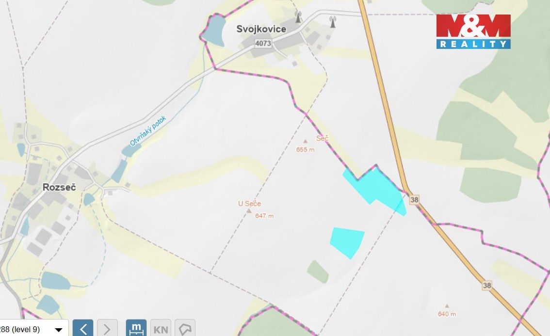 Prodej pozemek pro bydlení - Rozseč, 588 66