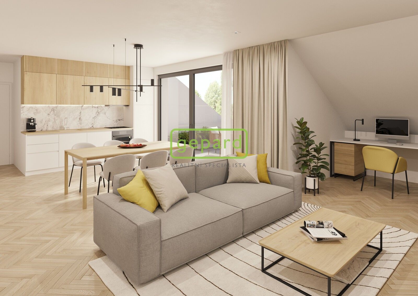 3+kk, V Zámcích, Praha, 90 m²