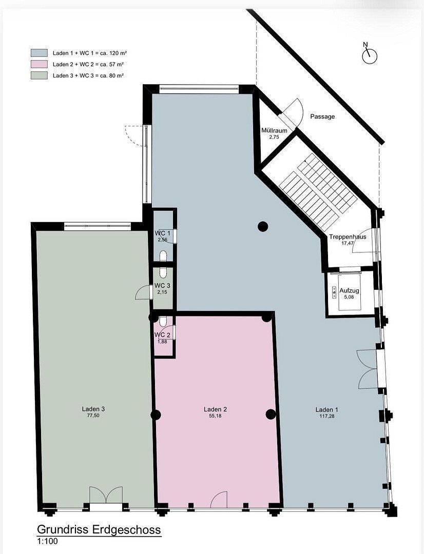 Obchodní prostory, Markt 11, , Severní Porýní-Vestfálsko, 80 m² - 2