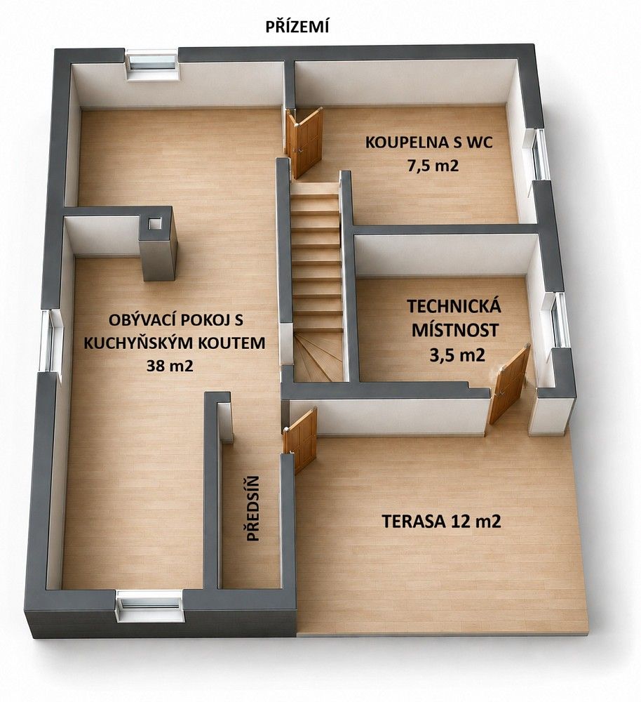 Chalupa · 107 m² · Staré Město pod Landštejnem - Pomezí, okres Jindřichův Hradec, Jihočeský kraj - 4