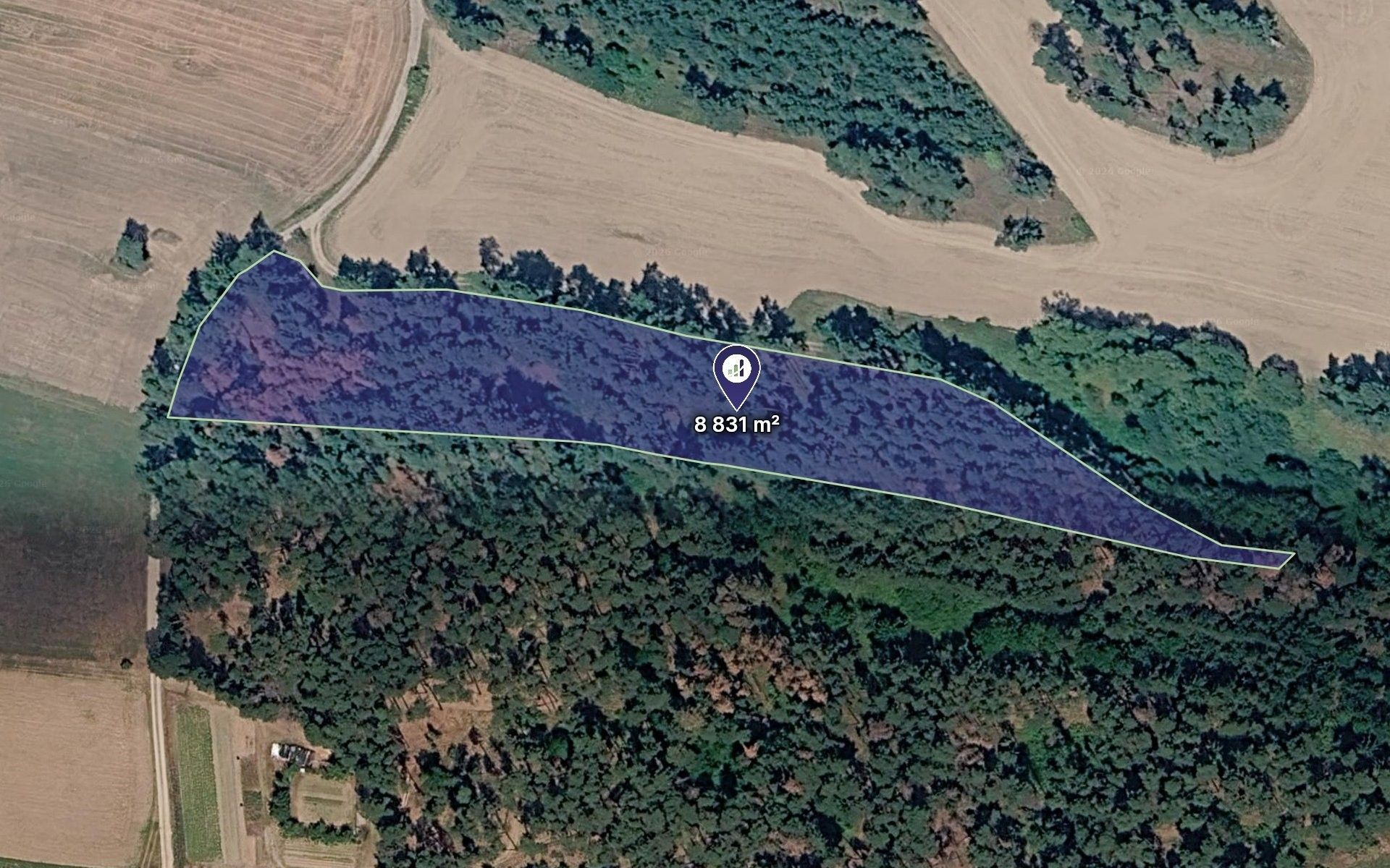 Les, 3 427 m²