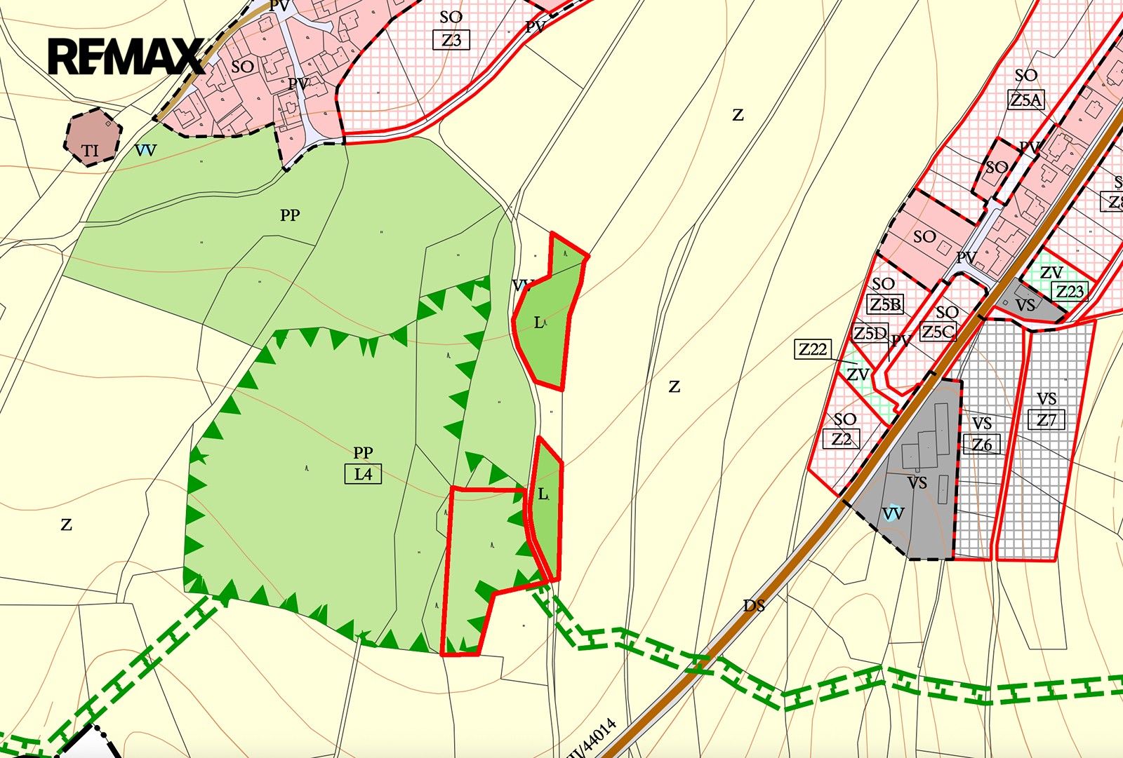 Lesy, Spálov, 25 088 m² - 2