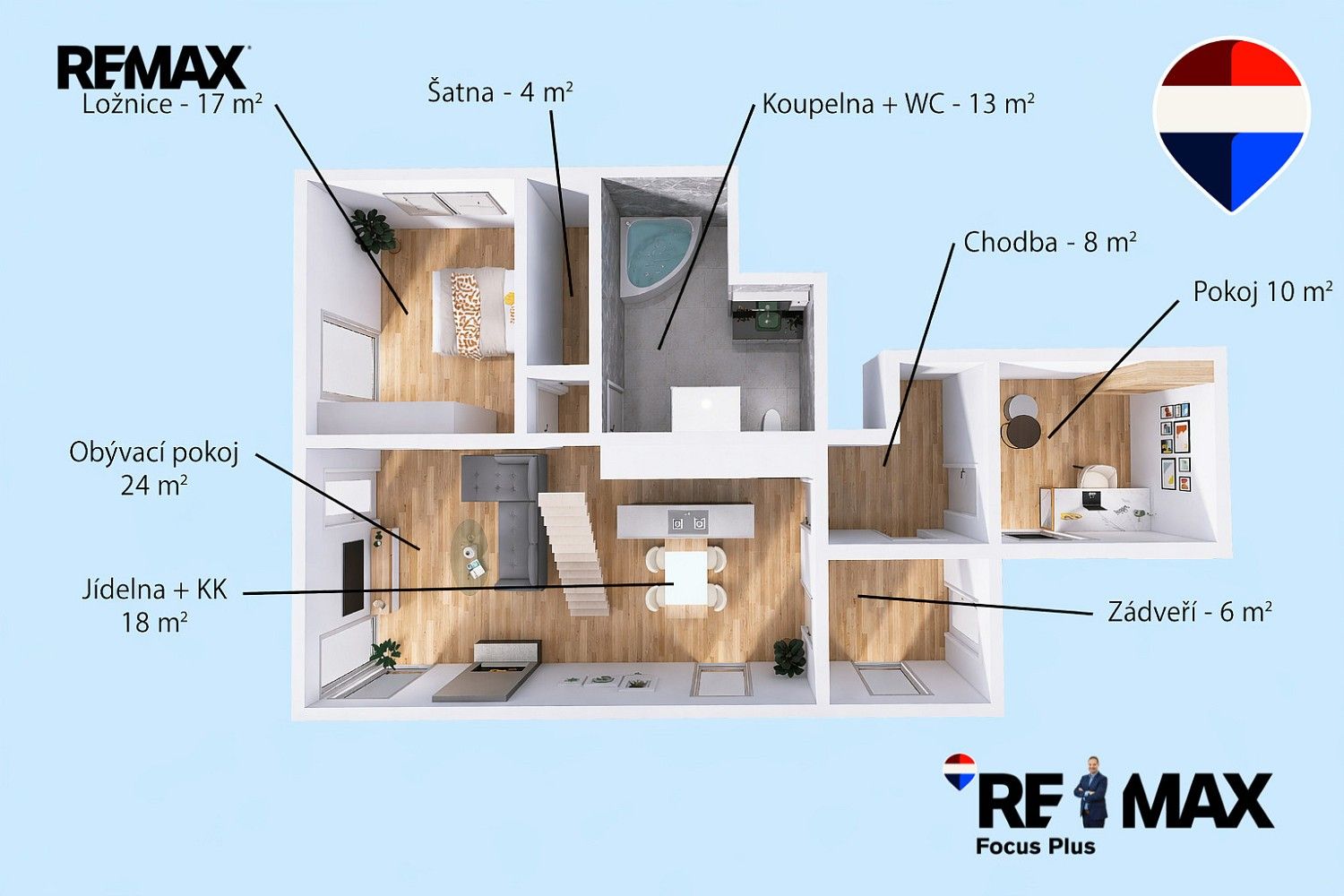 Prodej rodinný dům - Jabloňov, okres Žďár nad Sázavou, 154 m² - 5