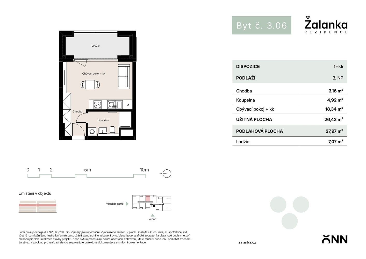 Prodej byt 1+kk - Žalanského, Praha 6 - Řepy, 28 m² - 2