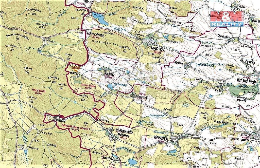 Prodej les - Mašťov, okres Chomutov, Ústecký kraj - 5