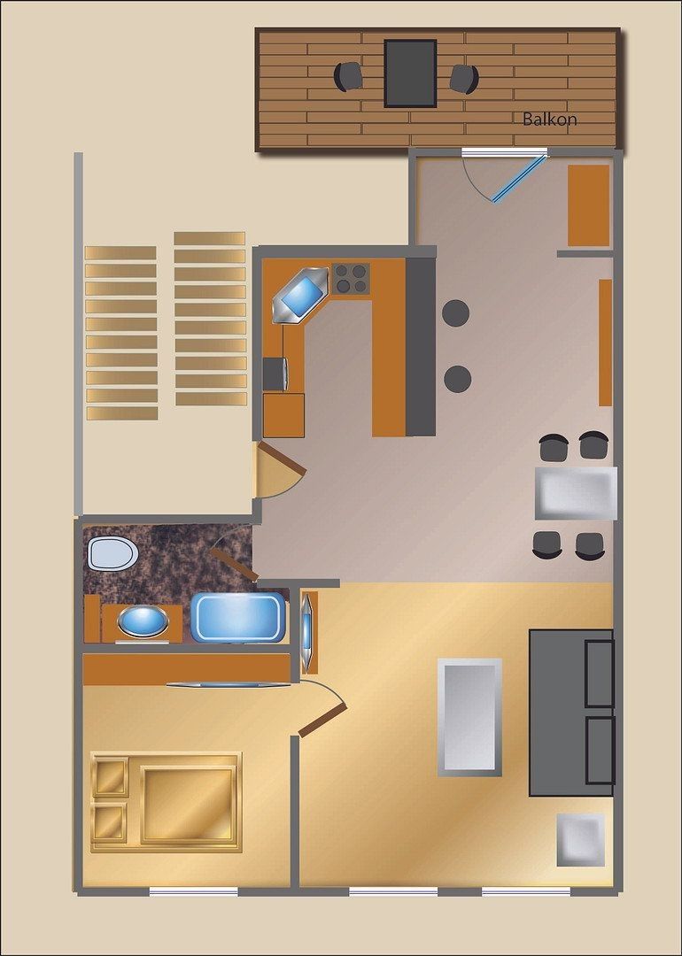 2+kk, , Severní Porýní-Vestfálsko, 60 m² - 2