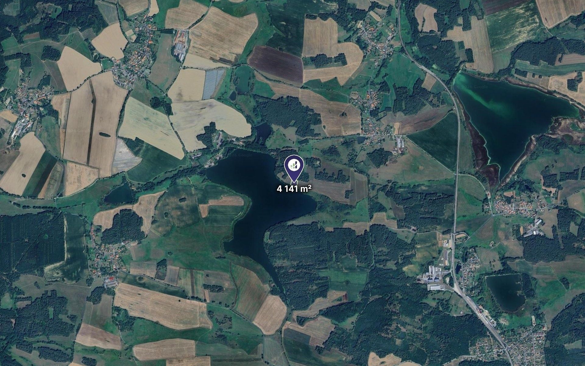 Zemědělské pozemky, Myslív, 4 141 m² - 2