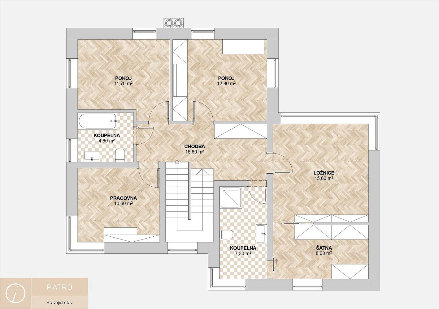 Prodej rodinný dům - Praha - Lipence, okres Praha 16, Hlavní město Praha, 174 m² - 5