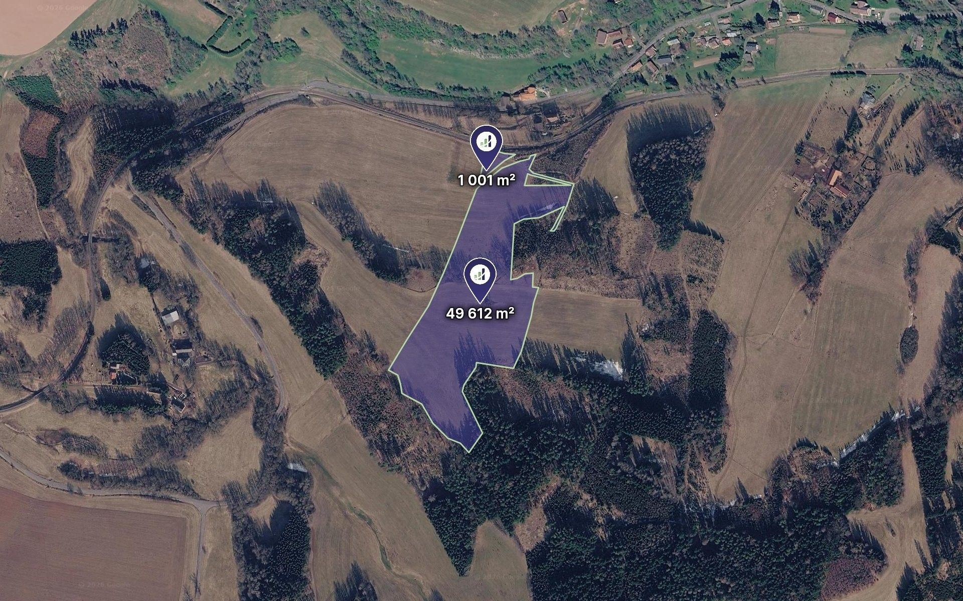Zemědělský pozemek, 2 531 m²