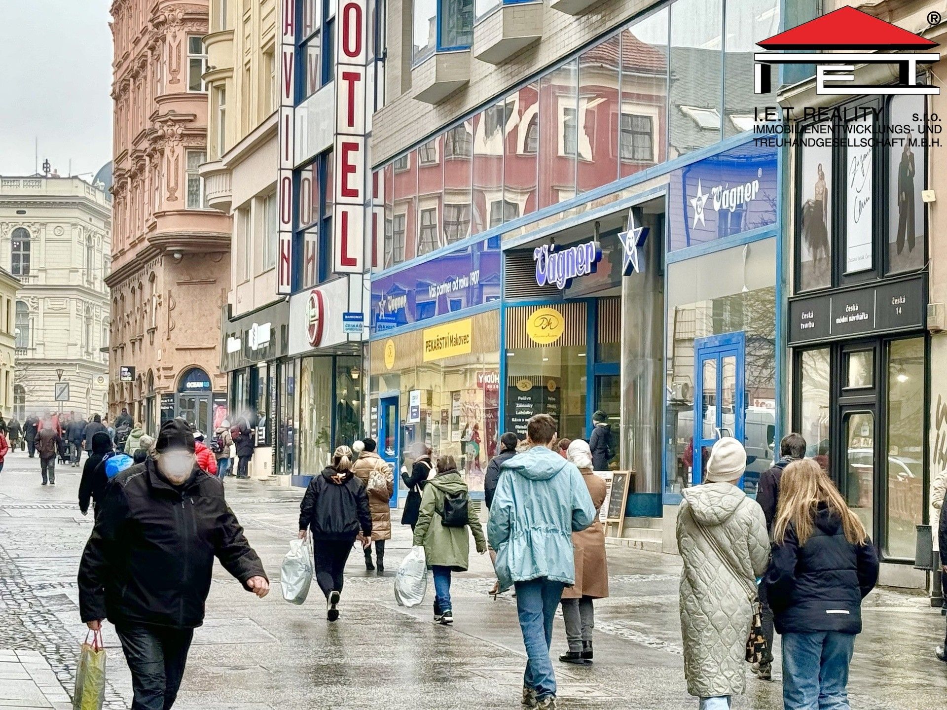 Obchodní prostory, Česká, Brno, 165 m² - 1