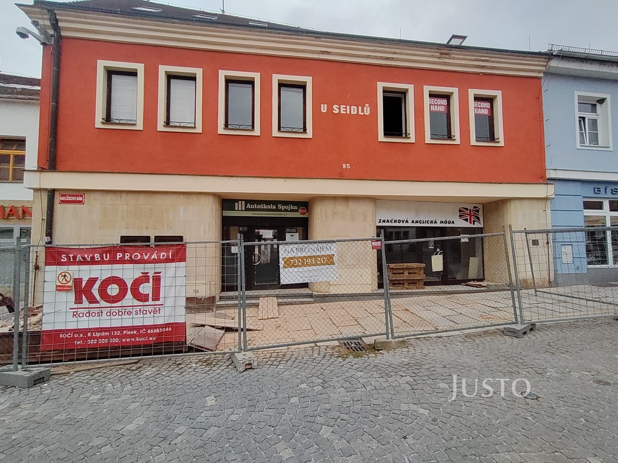 Pronájem komerční - Havlíčkovo nám., Písek, 41 m²
