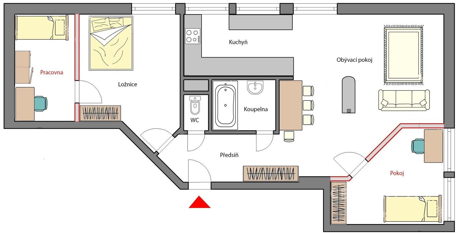 4+kk, T. G. Masaryka 946, Horoměřice, 83 m² - 2