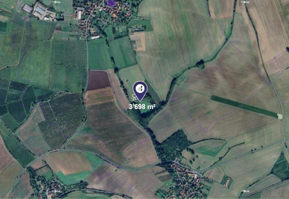 Prodej louka - Liběšice, 3 698 m²