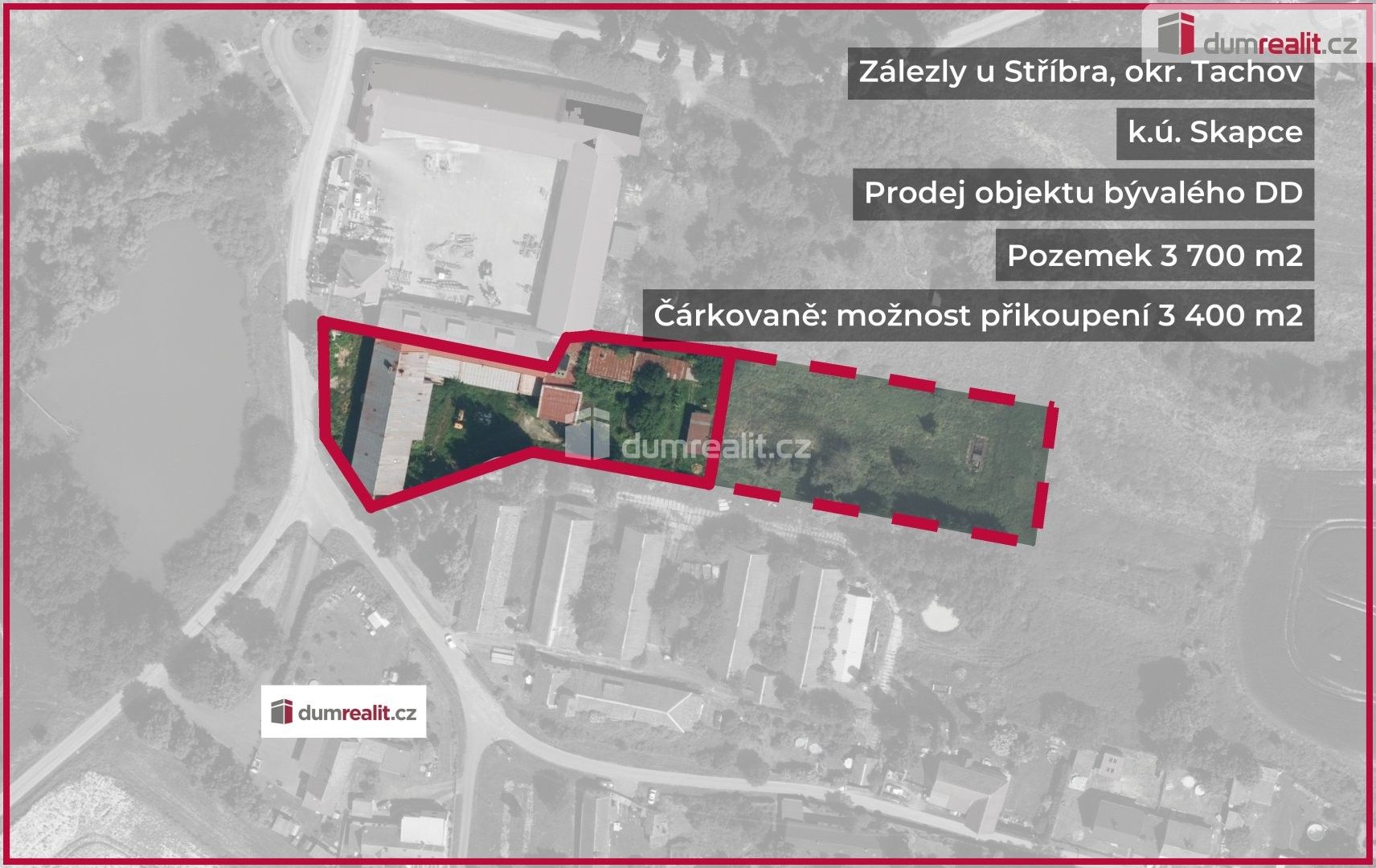 Ubytovací zařízení, Zálezly, Skapce, 1 218 m² - 2