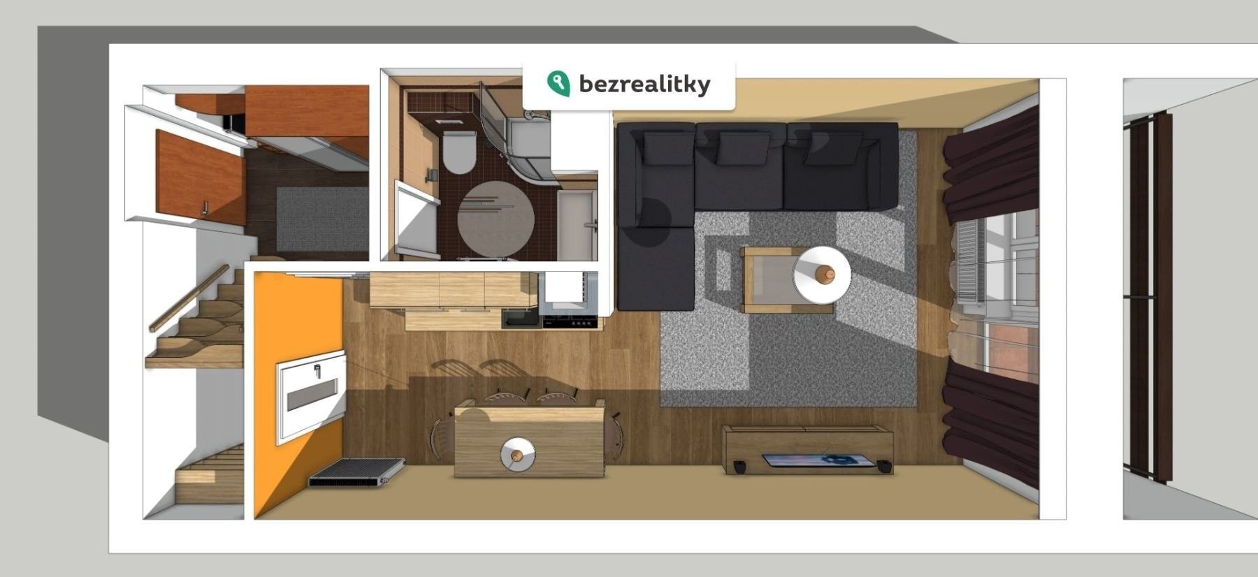 Prodej byt 2+kk - Špičák, Železná Ruda, 52 m²