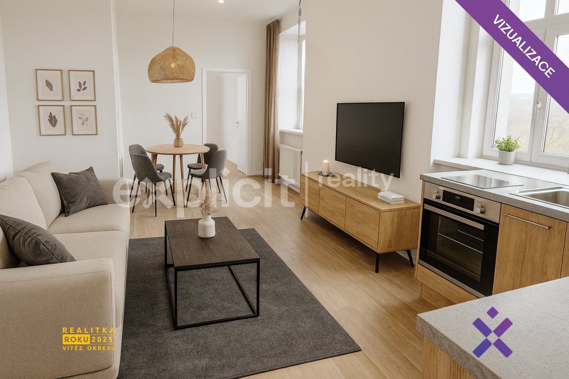 Byt 2+kk · 45 m² · Hostovlice - 3