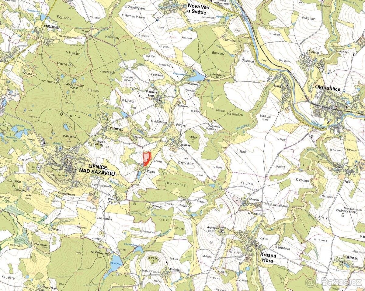 Prodej pozemek pro bydlení - Světlá nad Sázavou, 582 91