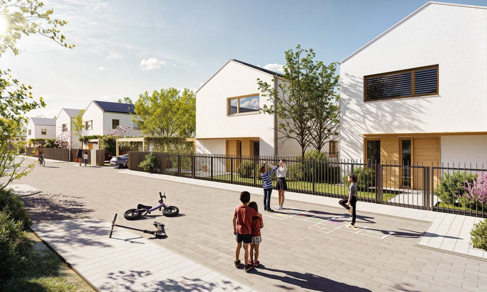 Rodinné domy, Měsíčková, Praha, 145 m²