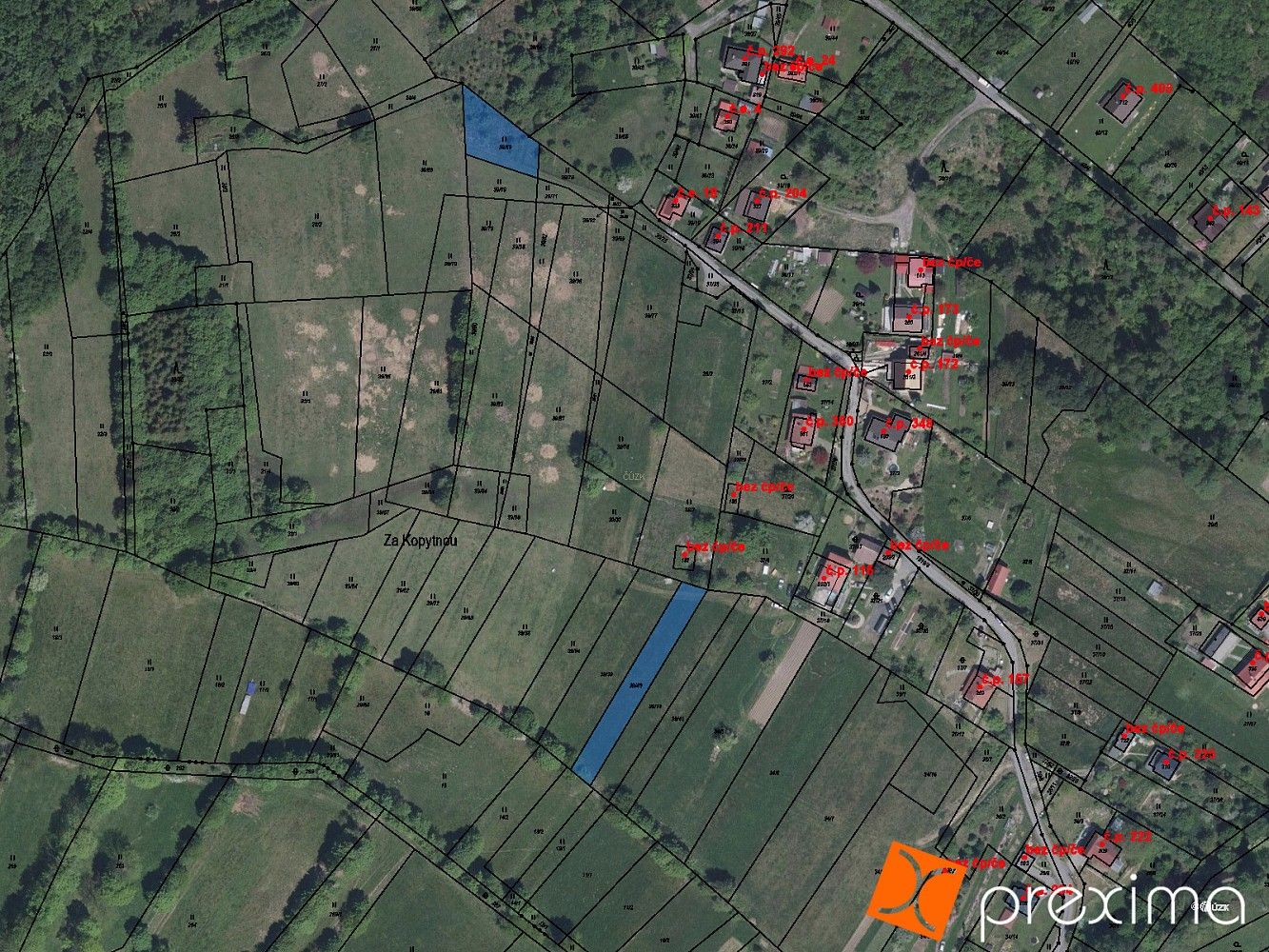 Zemědělské pozemky, Milíkov, okres Frýdek-Místek, Moravskoslezský kraj