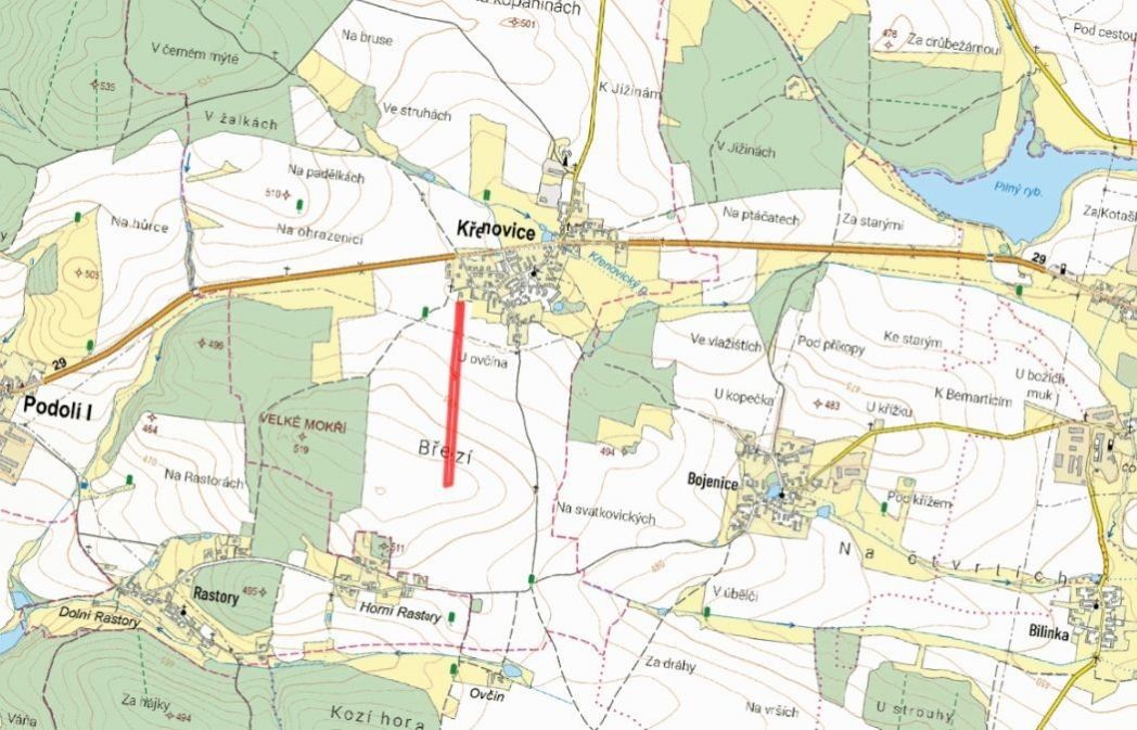 Zemědělské pozemky, Křenovice - 2