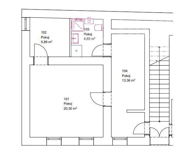 2+1, Na Babí 290, Police nad Metují, 44 m²