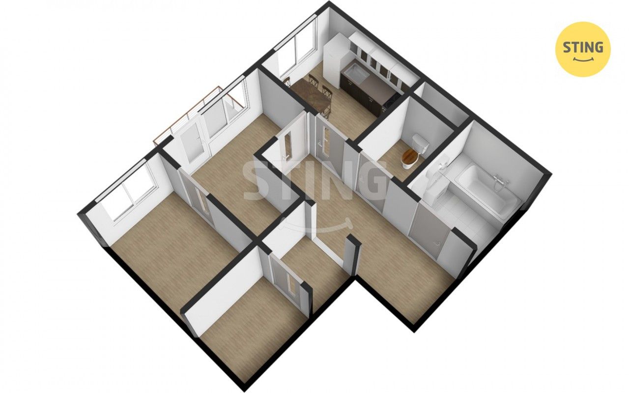 Byt 3+1 · 78 m² · Palachova, Žďár nad Sázavou - 3
