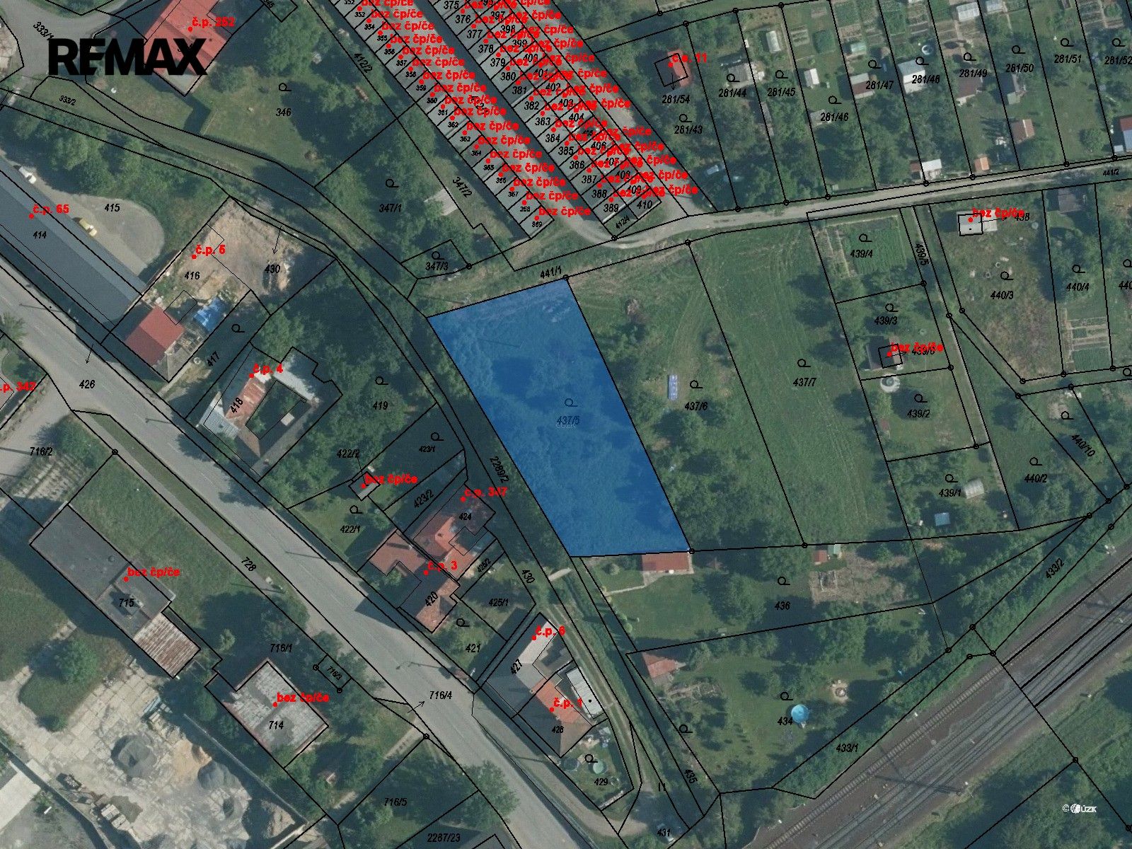 Pozemky pro bydlení, Suchdol nad Odrou, 1 587 m² - 1