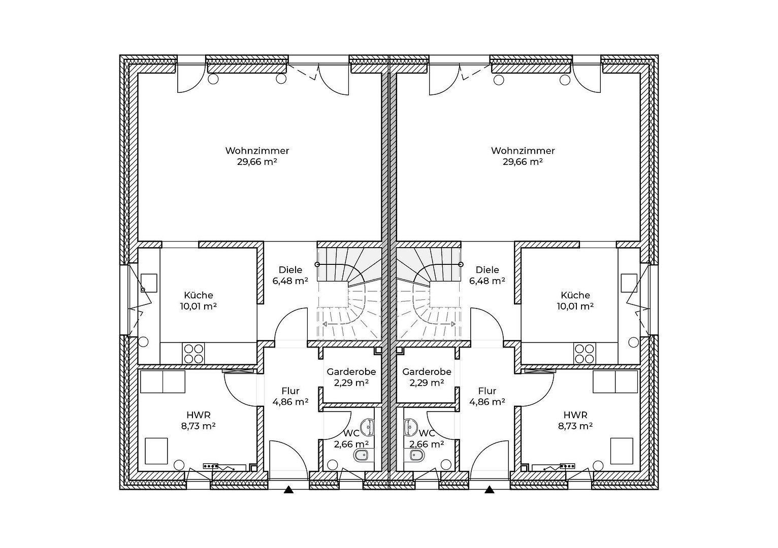 Rodinné domy, , Dolní Sasko, 118 m² - 1