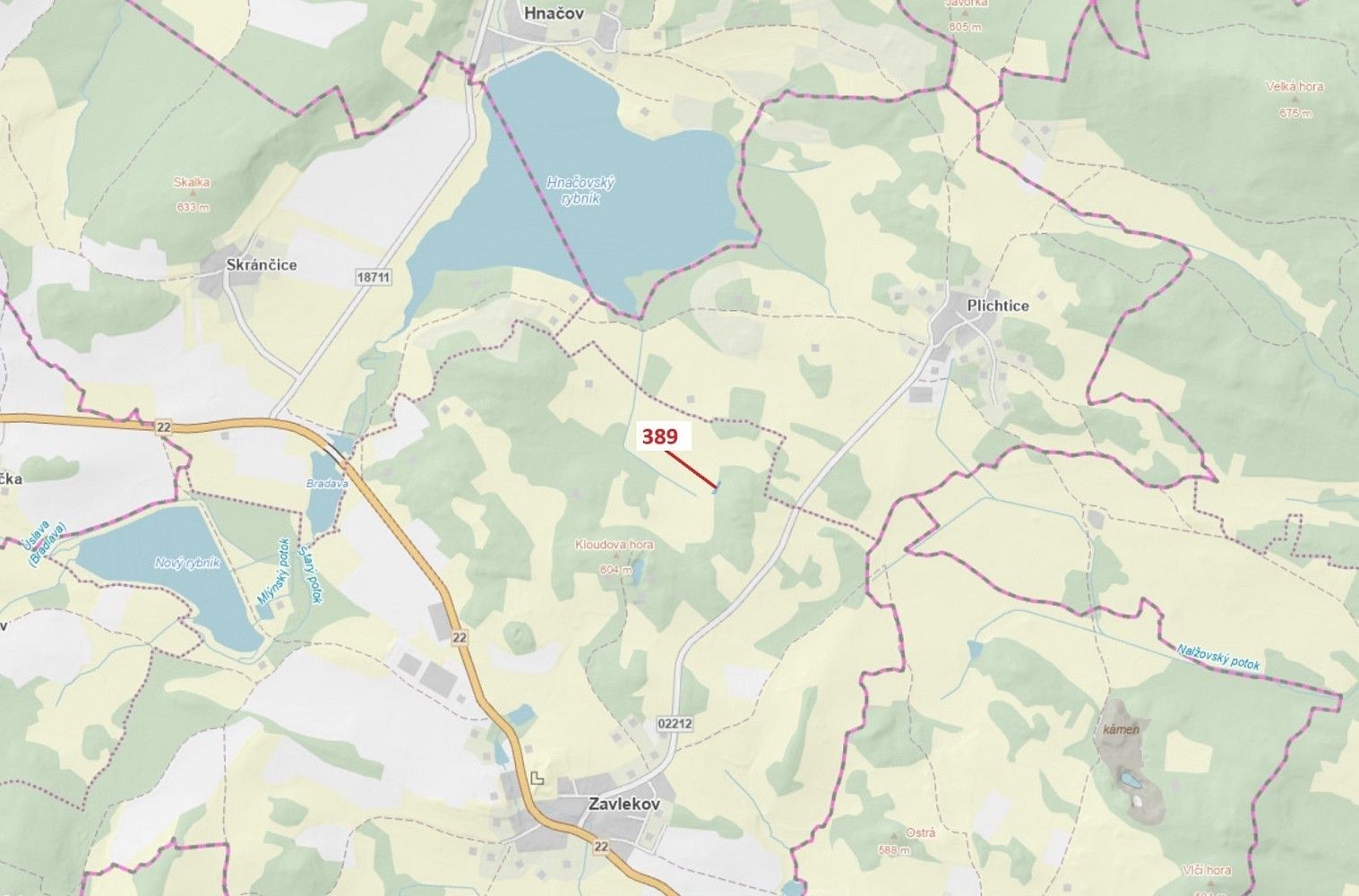 Les, 332 m²