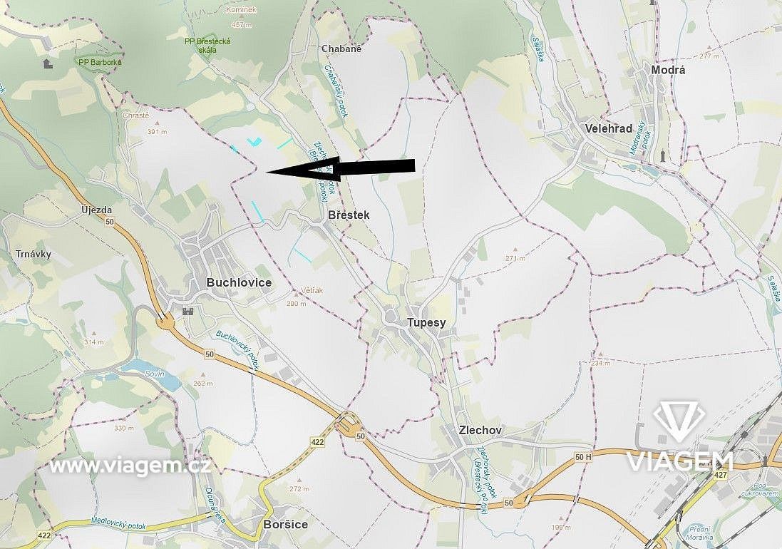 Zemědělské pozemky, Břestek, okres Uherské Hradiště, Zlínský kraj - 2