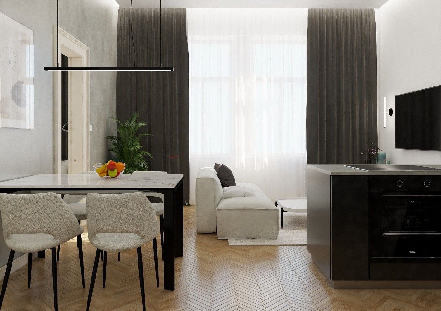 2+kk, Praha - Žižkov, okres Praha 3, Hlavní město Praha, 48 m² - 2